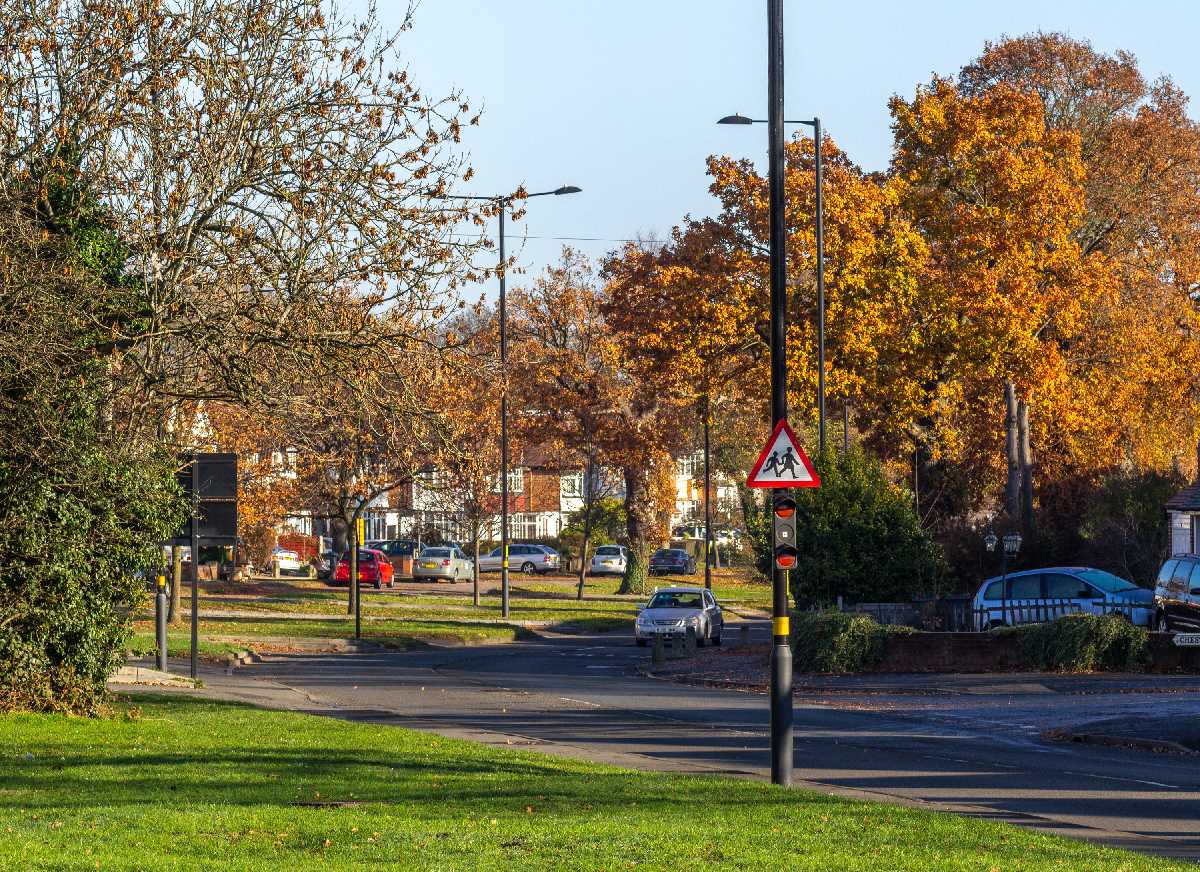 Autumn colours in Wheelers Lane, Kings Heath.